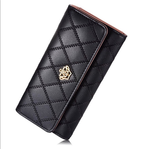 Cute black wallet clutch - Picture 2 of 5